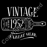 1952 Vintage Tee Design, Great Birthday Present