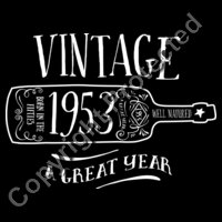 1953 Vintage Tee Design, Great Birthday Present