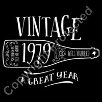 1979 Vintage Tee Design, Great Birthday Present